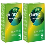 Kondómy Durex Arouser umocňujúce orgazmus s prúžkami 24 ks.