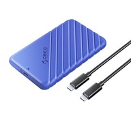 Obudowa na dysk 2.5" Orico 25PW1C-C3-BL-EP USB-C 3.1 6Gbps niebieska