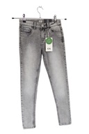 010 C&A szare klasyczne spodnie jeansowe skinny 146 cm 11L