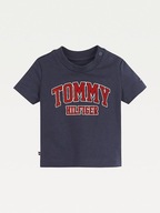 TOMMY HILFIGER KLASICKÉ TRIČKO POTLAČ (0-3M)