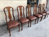 Komplet pięknych 4 krzeseł - Antyki -