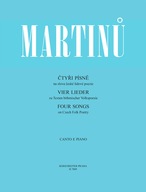 Čtyři písně na slova české lidové poezie Bohuslav Martinů