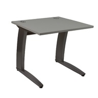 Písací stôl MEBELUX 80 x 80 sivý kovový