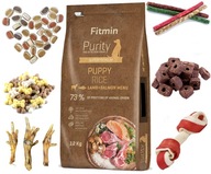 Fitmin Purity Rice Puppy Lamb Salmon 12kg + 101 gr