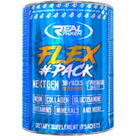 Real Pharm FLEX Pack 30 pakietów Kolagen MSM Chondroityna, Zdrowe stawy