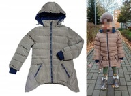 YLH dlhá bunda zimný zateplený kabát PREŠÍVANÁ teplá 98-104-110