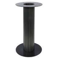Kovová základňa pre stôl v tvare oceľového stĺpu pre okrúhly stôl