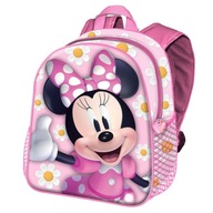 Plecak przedszkolny dla dziewczynki mały plecak 3D Myszka Minnie Disney róż