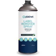 Płyn do usuwania etykiet PLATINET spray 400ml (451