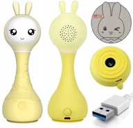 ALILO SMART BUNNY KRÓLICZEK ODTWARZACZ, odcienie żółtego i złota, 0