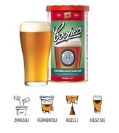 Piwo brewkit Coopers 23l piwa APA Australian Pale ALE słód drożdże ZESTAW