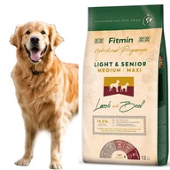 FITMIN Light&Senior Medium Maxi Lamb&Beef 12kg