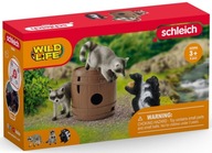 SCHLEICH WILD LIFE Závod o oriešok SZOP PRACZ SKUNKS 42596