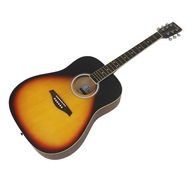 Mała gitara akustyczna Ukulele 6-strunowa żółta