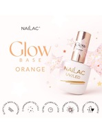 NAILAC Kaučuková báza Glow Base Orange 7ml