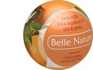 BELLE NATURE Musująca Kula do kąpieli - zapach mandarynki 50g