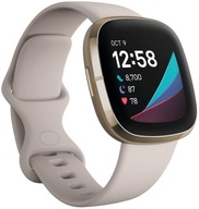 Inteligentné hodinky Fitbit FB512GLWT krémová