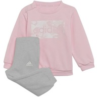 68cm Dres dla dzieci adidas I Lin ft Jogger różowo-szary H65821 68cm