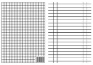 LINIUSZEK A5 DWUSTRONNY KRATKA LINIA RYGA