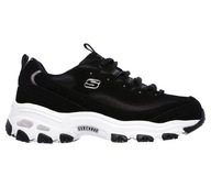 Buty damskie sneakersy Skechers D'LITES 11930-BLK WYGODNE NA PLATFORMIE