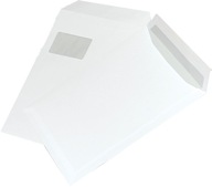 Koperta standard C4 pasek HK okno 50szt biały