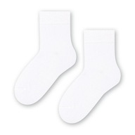STEVEN KIDS ponožky BAVLNA 146 biela ' 20-22