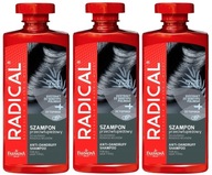 3 x RADICAL Šampón proti lupinám pre všetky typy vlasov 400 ML
