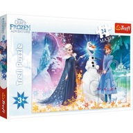 Puzzle Trefl Maxi 24el Frozen: W świetle Gwiazd