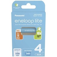Panasonic Rechargeable Batteries ENELOOP Lite BK-4LCCE/4BE AAA, 550 mAh, 4