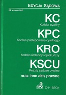 KC KPC KRO KSCU Edycja sądowa Praca zbiorowa