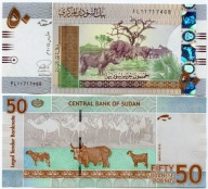 SZUDÁN 50 FONT 2015 P-75c UNC