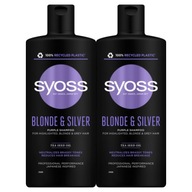 Syoss Blond Silver Šampón na vlasy Blond 2x440