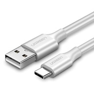 Kabel Niklowany USB USB-C QC3.0 UGREEN 0.25m Biały