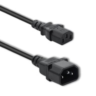 Qoltec Napájací kábel pre UPS / C13/C14 / 3x1.5mm² / 1.8m