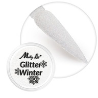 MollyLac peľ efekt na zdobenie Glitter Winter 08 - 1g
