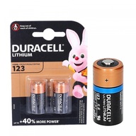 2x BATERIA DURACELL CR123 DL123 CR123A 123 CR17345