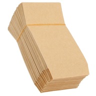 Vrecko na semená Hnedý papier Kraft Obálky Tašky 100 ks