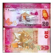 Bankovka 20 rupií Srí Lanka UNC 0