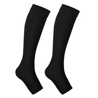 Lýtkové kompresné ponožky Shin Splints čierne M