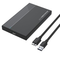 OBUDOWA NA DYSK KIESZEŃ NA HDD/SSD 2.5" USB 3.0
