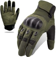 Ochranné rukavice YL XL odtiene zelenej