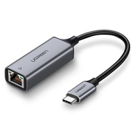 UGREEN ZEWNĘTRZNA KARTA SIECIOWA USB C - RJ45 1000 MBPS GIGABIT ETHERNET