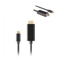 KABEL HDMI DO USB-C 4K ULTRA HD 60hz 1M CZARNY