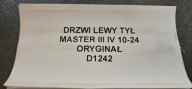 tür links heck MASTER III IV 10-24 original