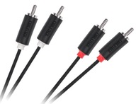 Kábel 2x RCA-2x RCA 3 m Cabletech štandard