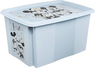 KEEEPER - Veľký úložný box na hračky - box - kôš - Mickey Mouse - 45 L