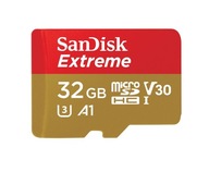 Pamäťová karta SanDisk Extreme 32GB; Class U3; Adaptér