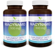 Medverita Niacínamid 500mg Niacín Vitamín B3 200 kapsúl