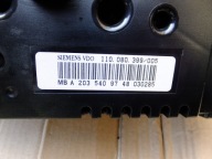 dials dials mercedes CLC CL203 1,8 K 2009r A2035409748