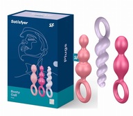 SATISFYER BOOTY CALL ZESTAW 3 KORKÓW ANALNYCH